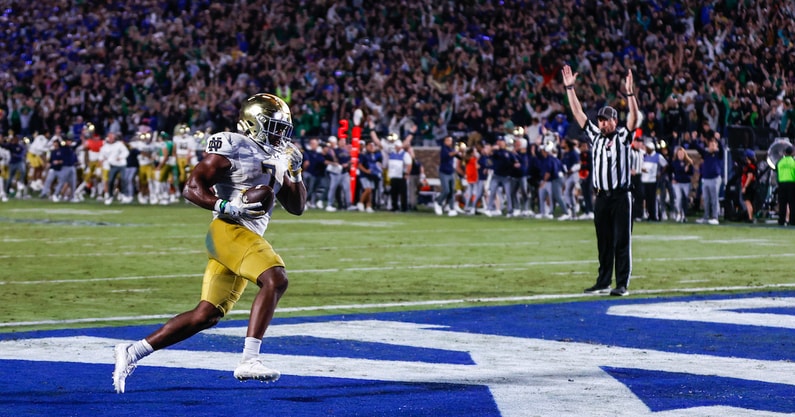 NCAA Football: Notre Dame at Duke