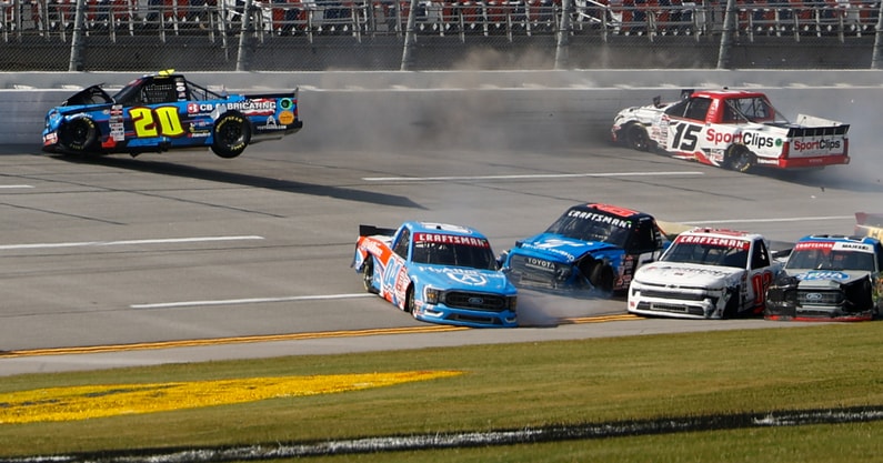 Greg Van Alst Talladega wreck