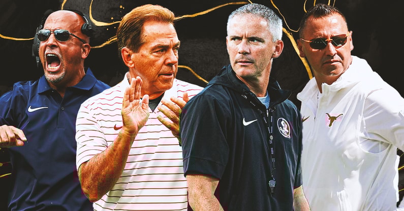 James Franklin, Nick Saban, Mike Norvell, Steve Sarkisian