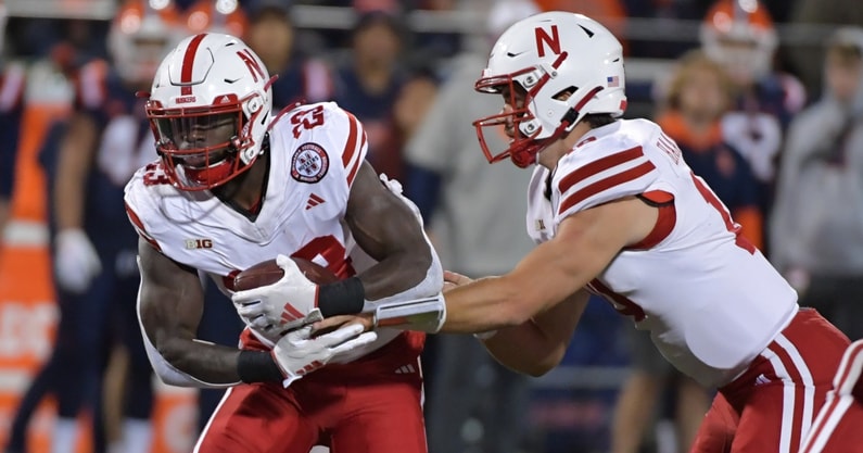 NCAA Football: Nebraska at Illinois
