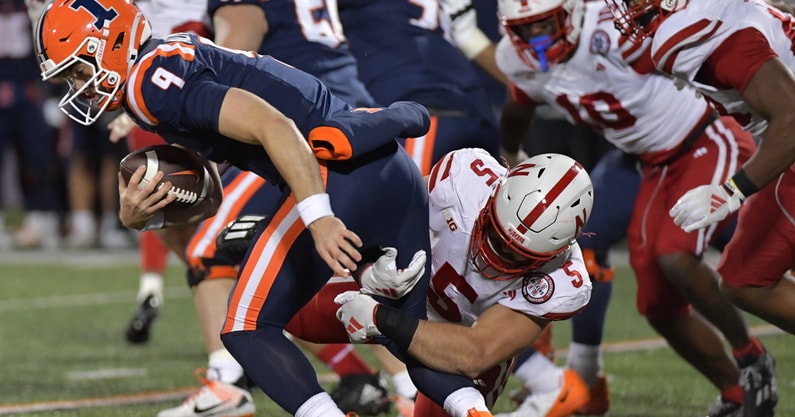 NCAA Football: Nebraska at Illinois