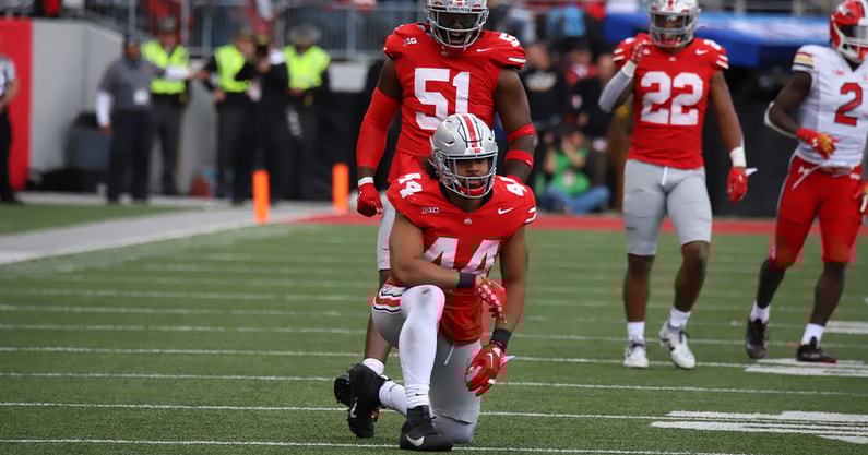 JT Tuimoloau by Matt Parker -- Lettermen Row --