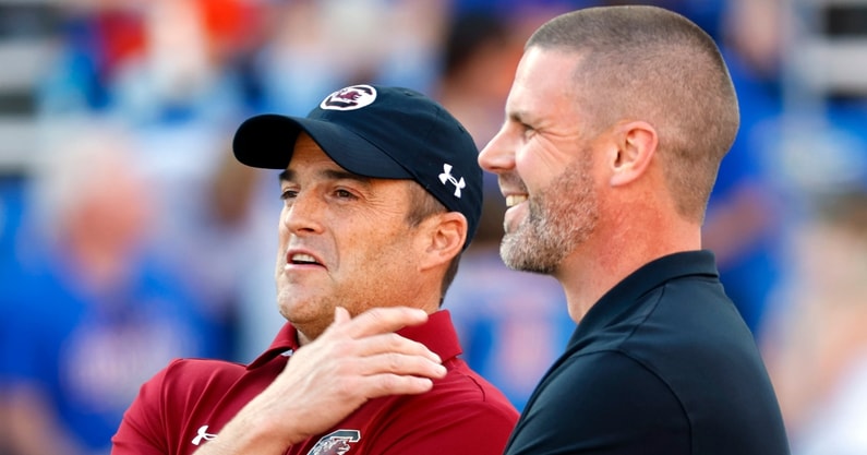 South Carolina HC Shane Beamer, Florida HC Billy Napier