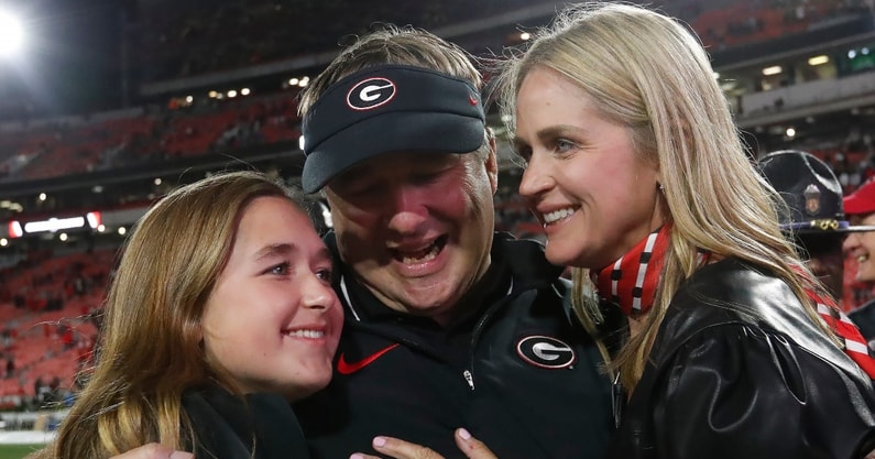 Kirby Smart with family