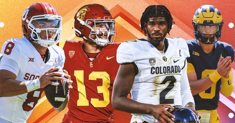 Caleb Williams, Dillon Gabriel, Shedeur Sanders, JJ McCarthy
