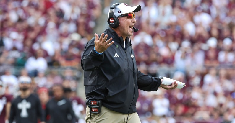 texas-am-head-coach-jimbo-fisher-shares-concern-over-tennessee-volunteers-pass-rush