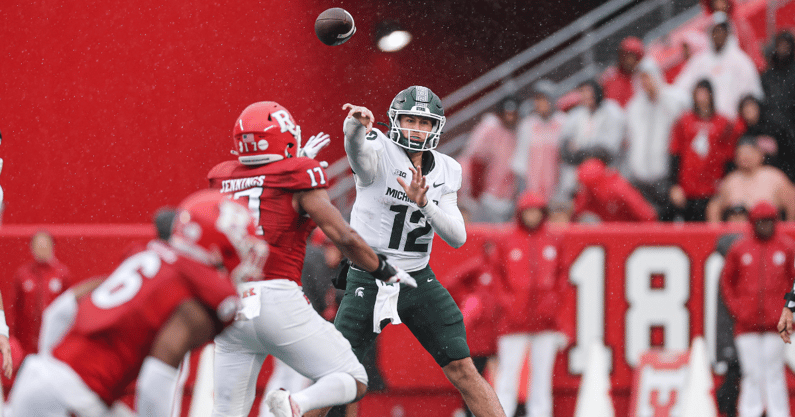 Michigan State quarterback Katin Houser