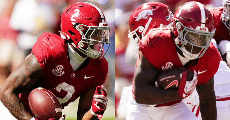 Alabama RBs Jase McClellan, Roydell Williams