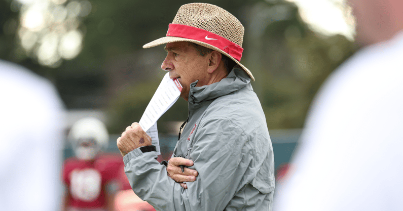 Alabama coach Nick Saban