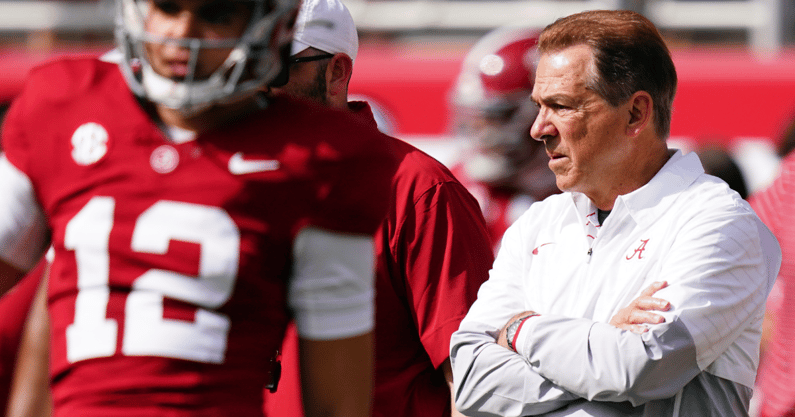 Alabama coach Nick Saban