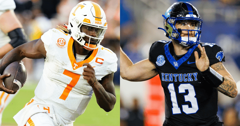 Tennessee QB Joe Milton, Kentucky QB Devin Leary
