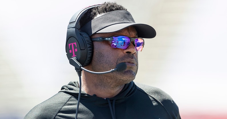 Maryland offensive coordinator Kevin Sumlin