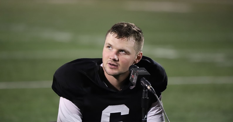 Kyle McCord by Matt Parker -- Lettermen Row --