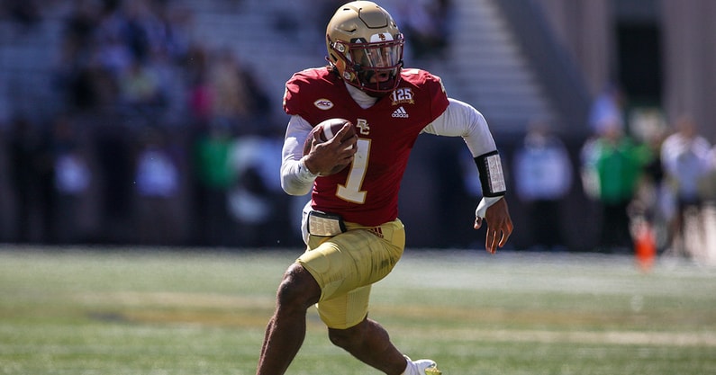 Boston College QB Thomas Castellanos