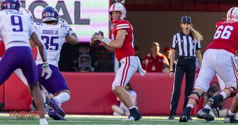 Nebraska quarterback Heinrich Haarberg