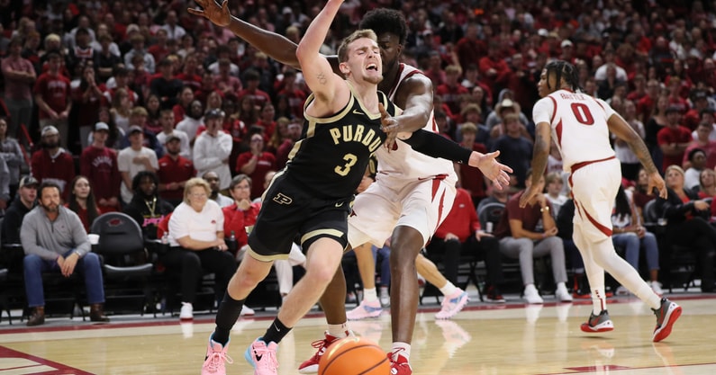 NCAA Basketball: Purdue at Arkansas