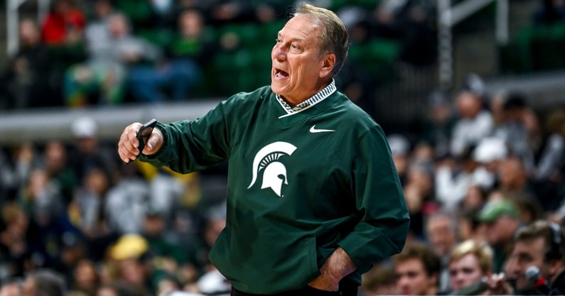 michigan-state-head-coach-tom-izzo-recalls-first-time-coaching-late-bob-knight