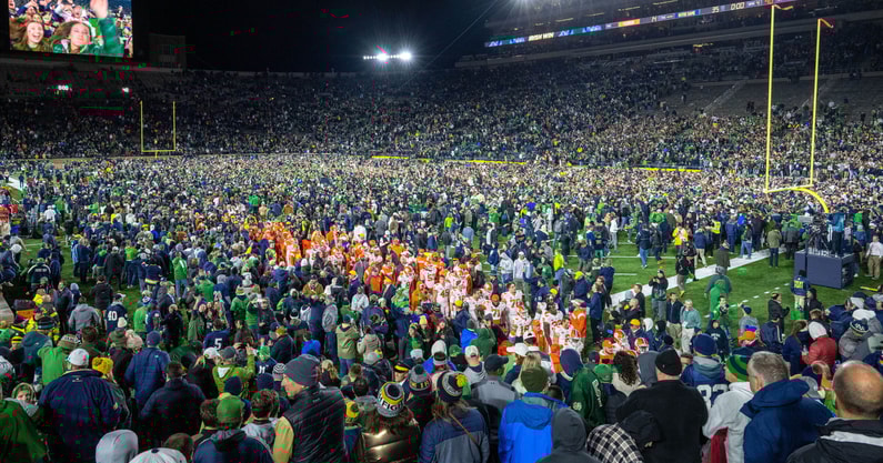 NCAA Football: Clemson at Notre Dame