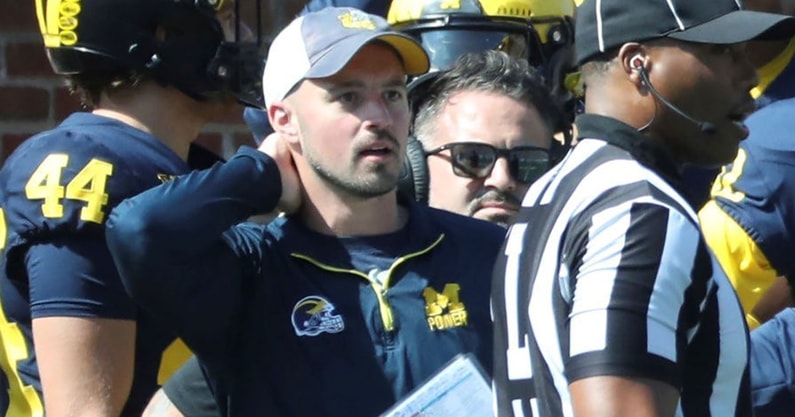 Connor Stalions- former Michigan staffer and alleged sign stealer.(Kirthmon F. Dozier / USA TODAY NETWORK)