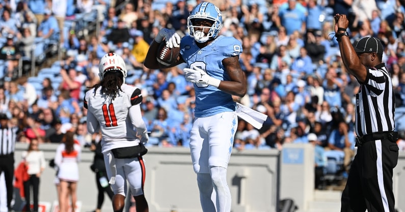 north-carolina-head-coach-mack-brown-reveals-knowing-when-tez-walker-would-play-versus-campbell
