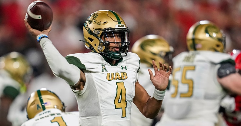 UAB QB Jacob Zeno