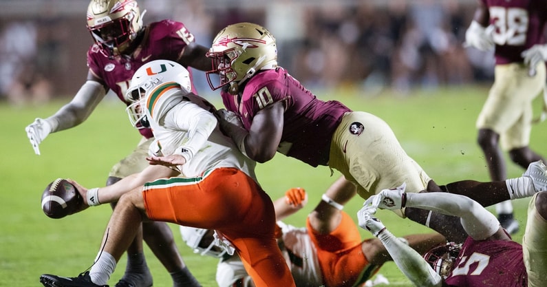 emory williams just before arm injury fsu
