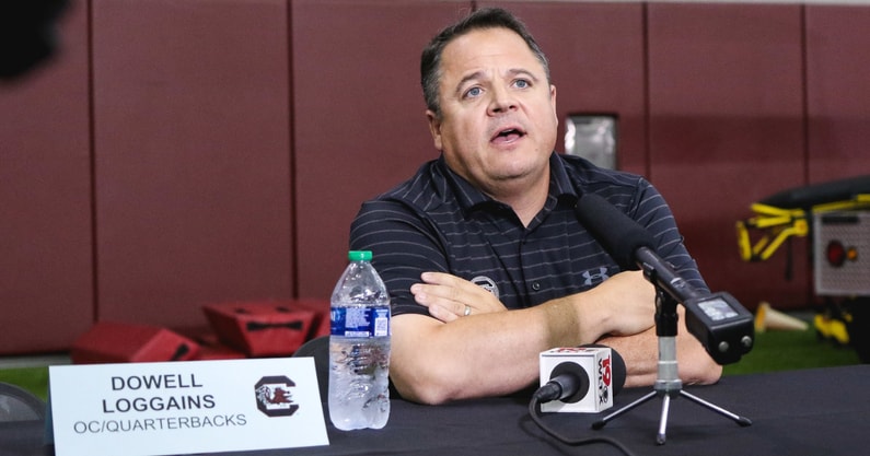south carolina gamecocks offensive coordinator dowell loggains