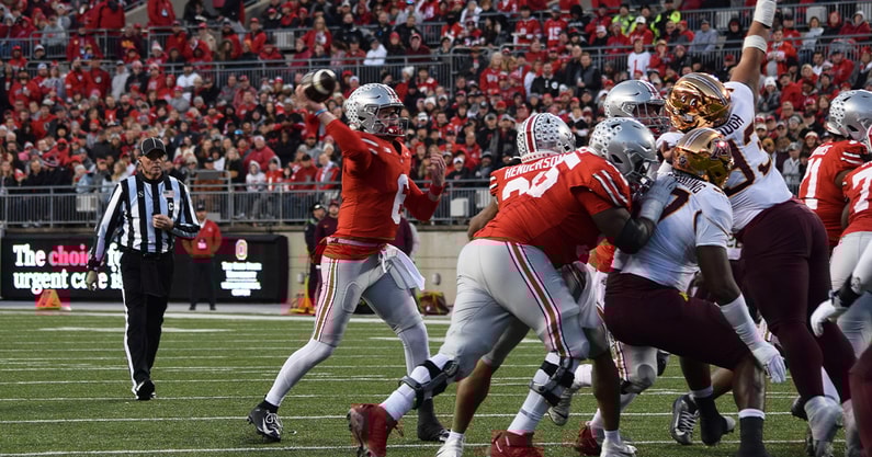 Kyle McCord by Matt Parker -- Lettermen Row --