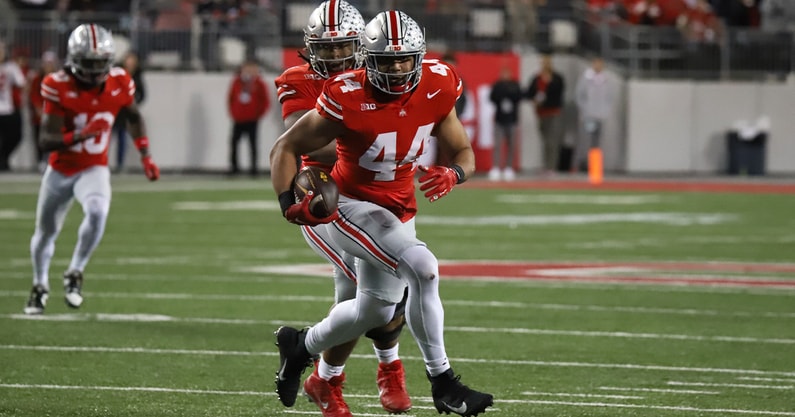 JT Tuimoloau by Matt Parker -- Lettermen Row --