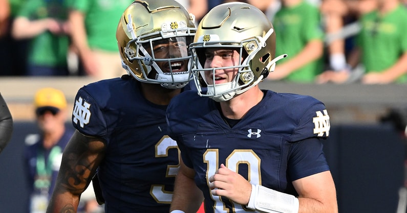 Notre Dame QB Steve Angeli
