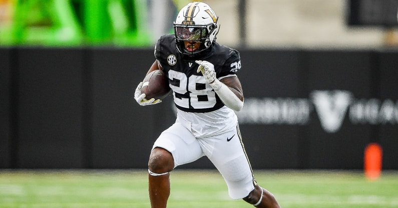 vanderbilt-running-back-sedrick-alexander-enters-ncaa-transfer-portal