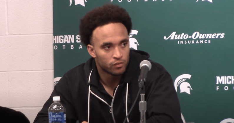 Michigan State linebacker Aaron Brule