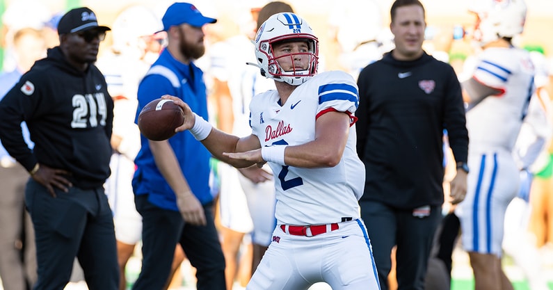 rhett-lashlee-updates-injury-status-smu-qb-preston-stone