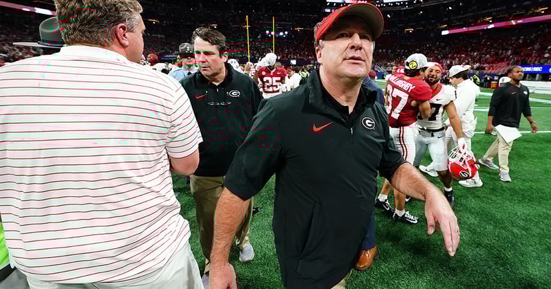Georgia head coach Kirby Smart after the SEC Championship