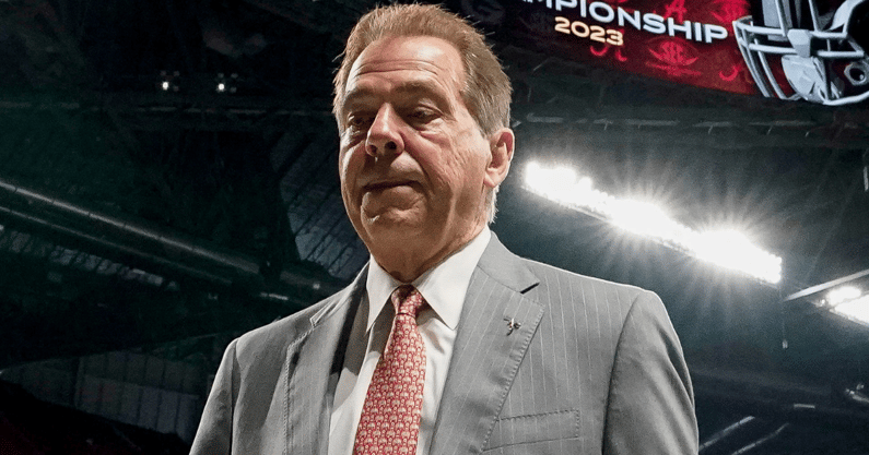 Alabama coach Nick Saban