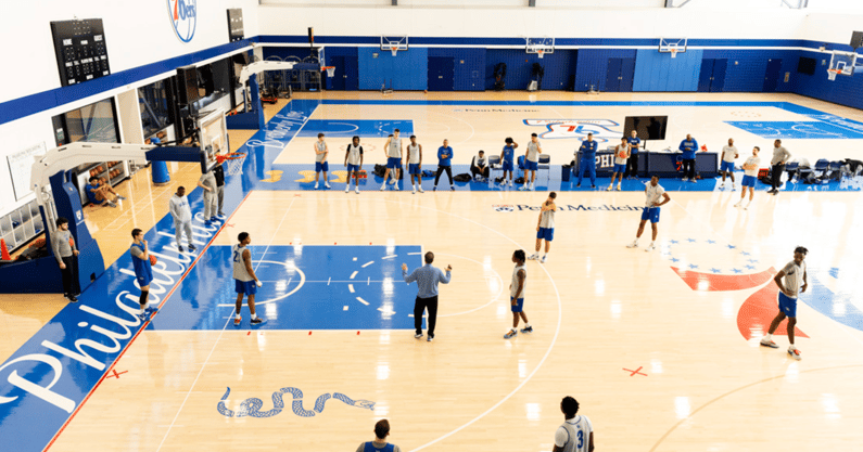 Kentucky practice 76ers