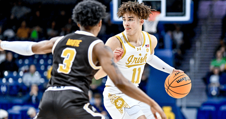 Notre Dame guard Braeden Shrewsberry