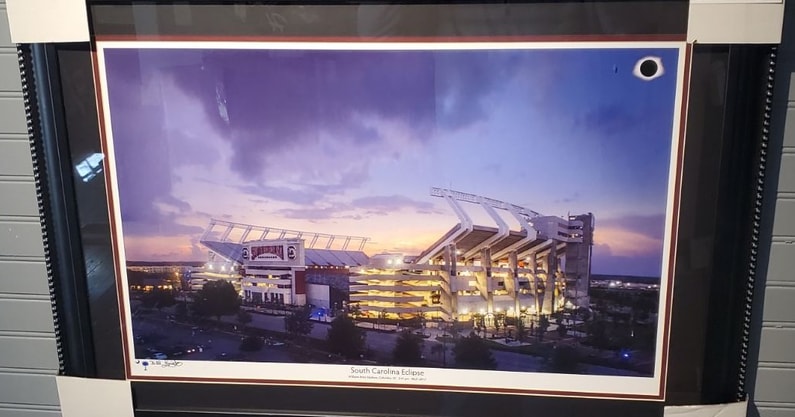 Williams-Brice Stadium framed print