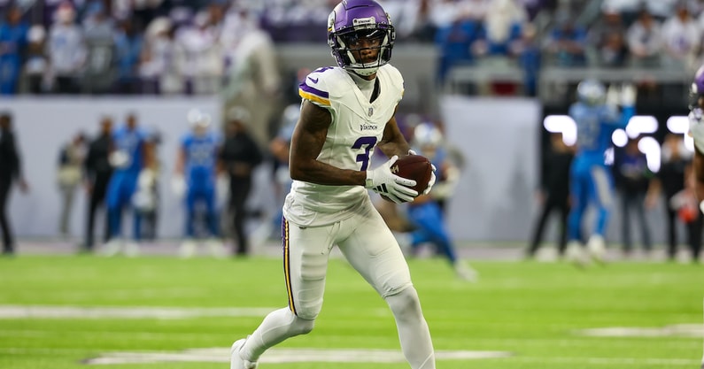 Vikings wideout Jordan Addison questionable to return vs. Lions with ankle  injury