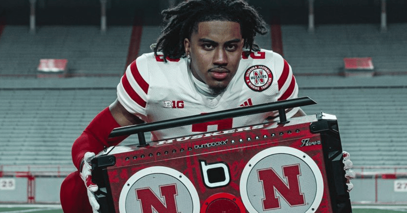 Dante Dowdell on his official visit to Nebraska