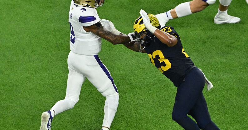 NCAA Football: CFP National Championship-Washington at Michigan