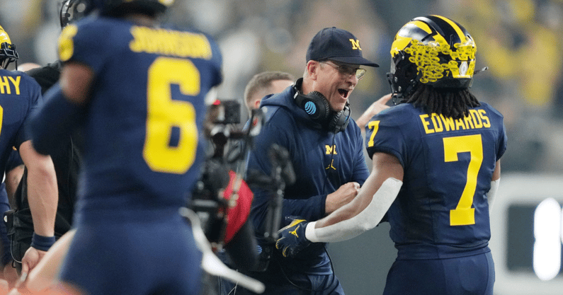 Jim Harbaugh Donovan Edwards