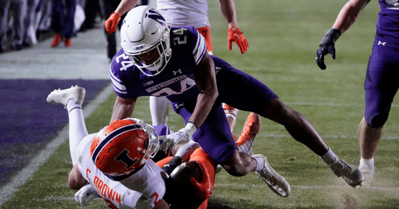 Former Northwestern DB Rod Heard II