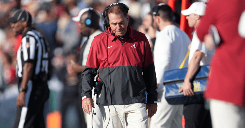 Alabama coach Nick Saban