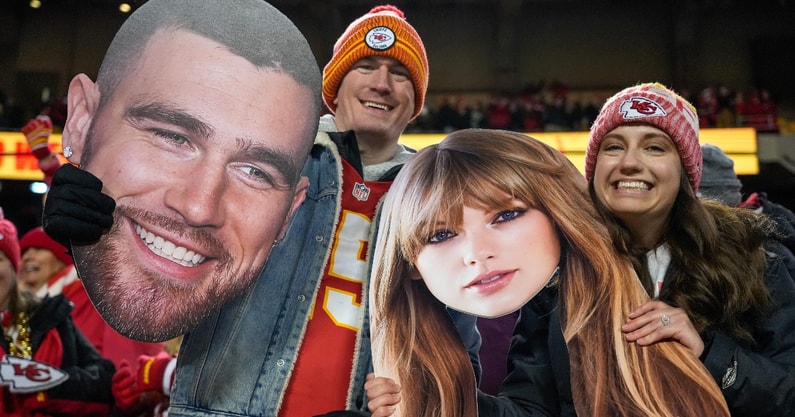 travis kelce taylor swift chiefs dolphins