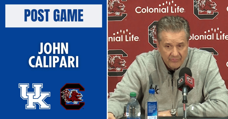 john-calipari-postgame-press-conference-kentucky-south-carolina