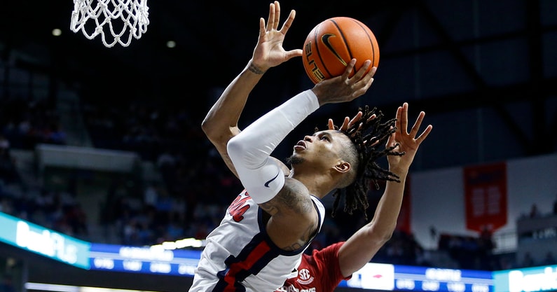 NCAA Basketball: Arkansas at Mississippi