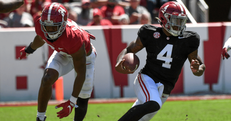 Alabama QB Jalen Milroe