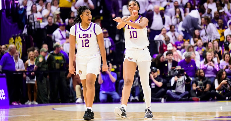 Mikaylah Williams, Angel Reese LSU basketball