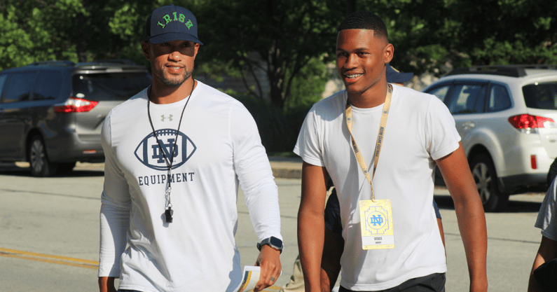Deuce Knight and Marcus Freeman